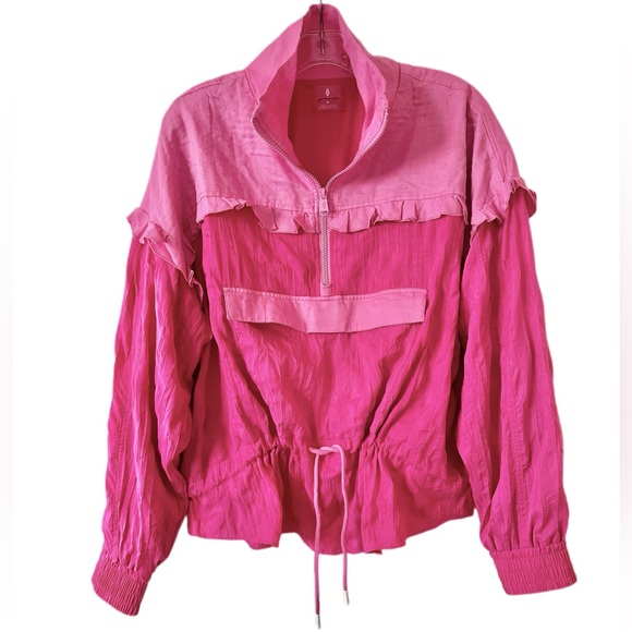 Free People Movement Lets Go Out Pink Pullover Size Medium (Retail: $125) - Picture 3 of 3